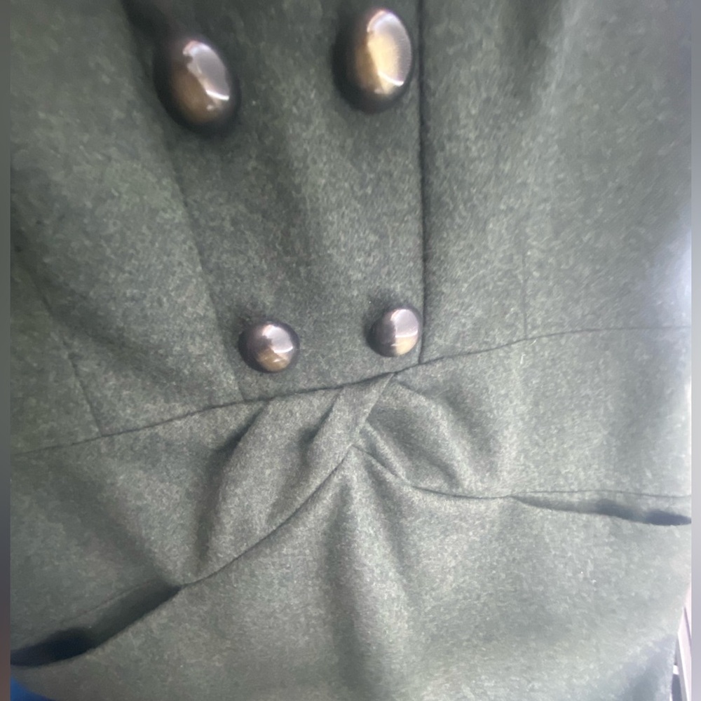 NEW Italian Designer Luca Luca Dress Pockets Midi Womens Italian Size Small 42 - Picture 9 of 14